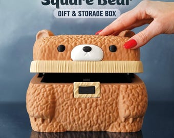 SquareBear cadeau- en opbergdoos: de leukste manier om je schatten op te bergen of cadeau te doen