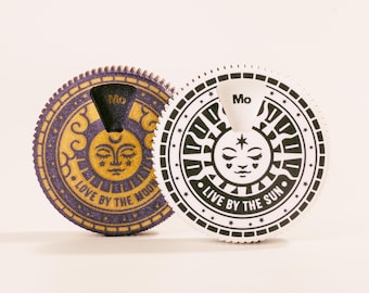 Sun & Moon-opberger voor 7 dagen: reismedicijnetui voor ochtend/middag