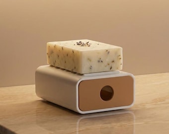 3D Printed Travel Soap Case – Minimalist Holder with Drainage Tray