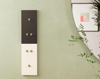 Custom Cover for 4 Light Switches | Horizontal or Vertical | Made to Measure | Two-Piece Cover