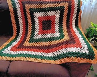 Coperta all'uncinetto Grandma Square, 45" X 41"
