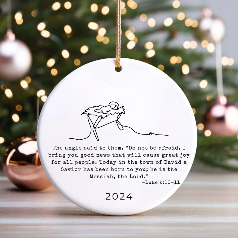 Nativity Ornament Nativity Scene Christian Ornament Christian Christmas