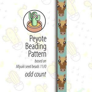 Small Horse Peyote Pattern - Odd Count - Peyote Beading Pattern for Miyuki