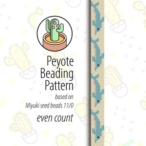 Blue Dolphin Peyote Pattern - Even Count - Peyote Beading Pattern for Miyuki