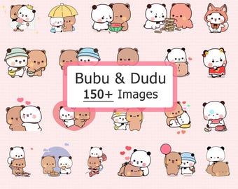 Bubu Dudu 150+ High-Quality JPEG / PNG Images • Bubu and Dudu Pictures • Cute Panda Bear • Motki Bubu • Kawaii Bubu Dudu Mega Pack • Digital