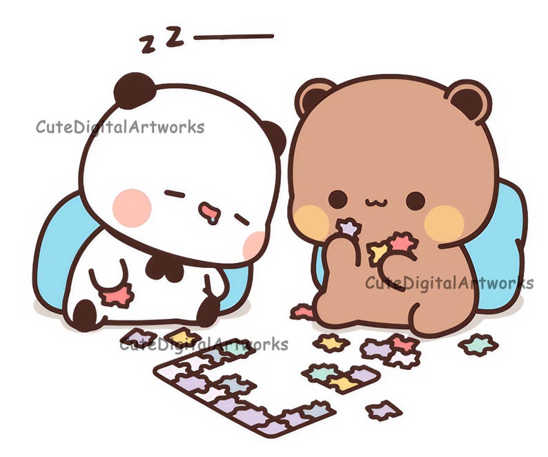 Bubu and Dudu Playing Games