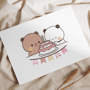 Bubu And Dudu Birthday Card Download