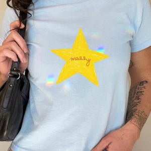 Mazzy Star Baby Tee: Y2K Vintage Music Crop Top