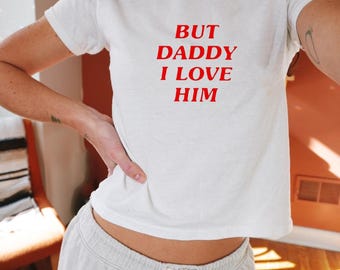 Mas papai, eu o amo, bebê! Camiseta com estampa inspirada em Harry Styles, estilo anos 2000.