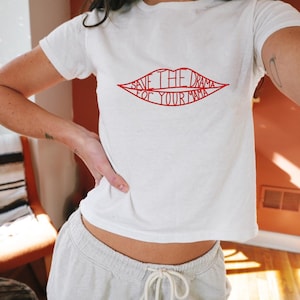 Save the Drama For Your Mama Baby Tee, Friends Series Rachel Green TShirt, TV Show Quote Tee, Funny 2000s Graphic Tee, Jennifer Aniston Tee