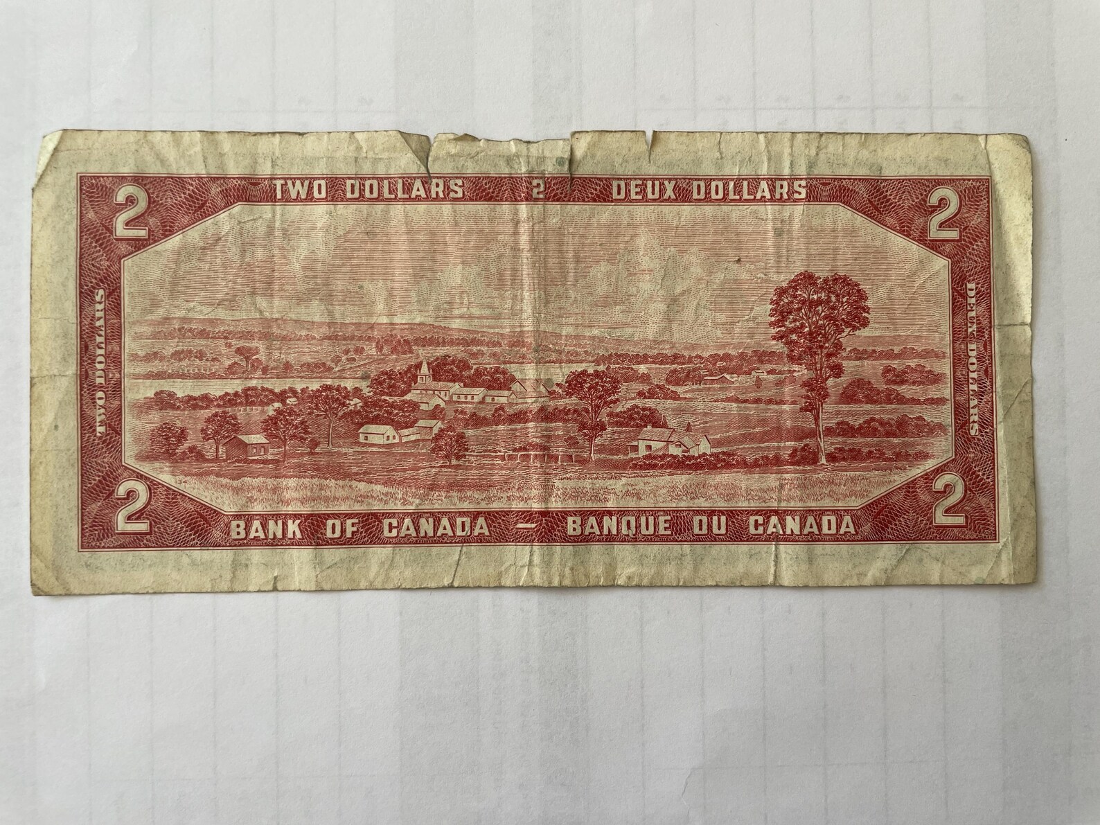 1954 Canadian Two Dollar Bill Etsy Canada