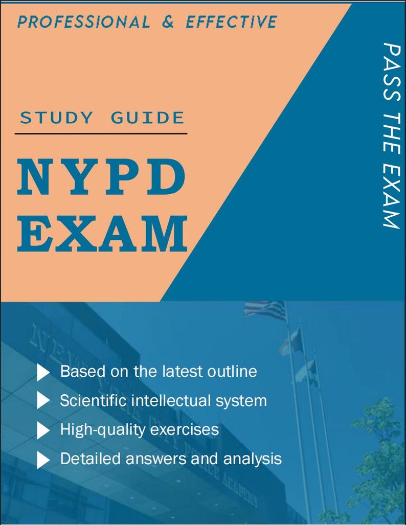 2024 NYC DCAS Police Officer Exam Study Guide NYPD Special Officer