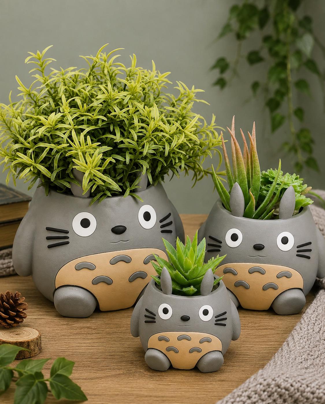 Totoro planter - Etsy 日本