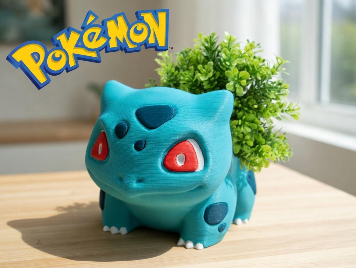 Bulbasaur pot - Etsy 日本