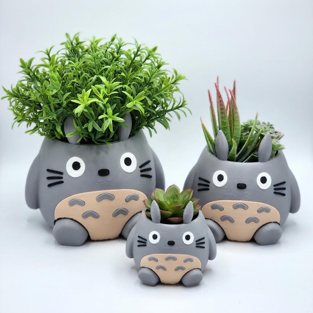 Totoro planter - Etsy 日本