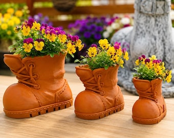 Wellington Boot Planter | 3D Printed Succulent Pot | Garden Decor