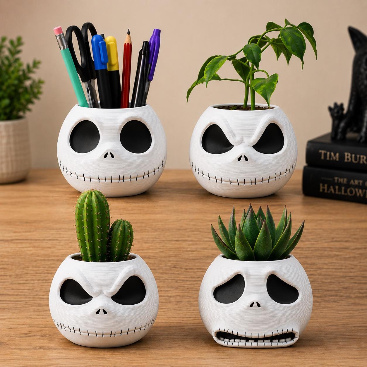 Jack Skellington Planter - Etsy
