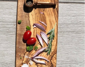 Olive Wood Cutting Board Charcuterie Gift