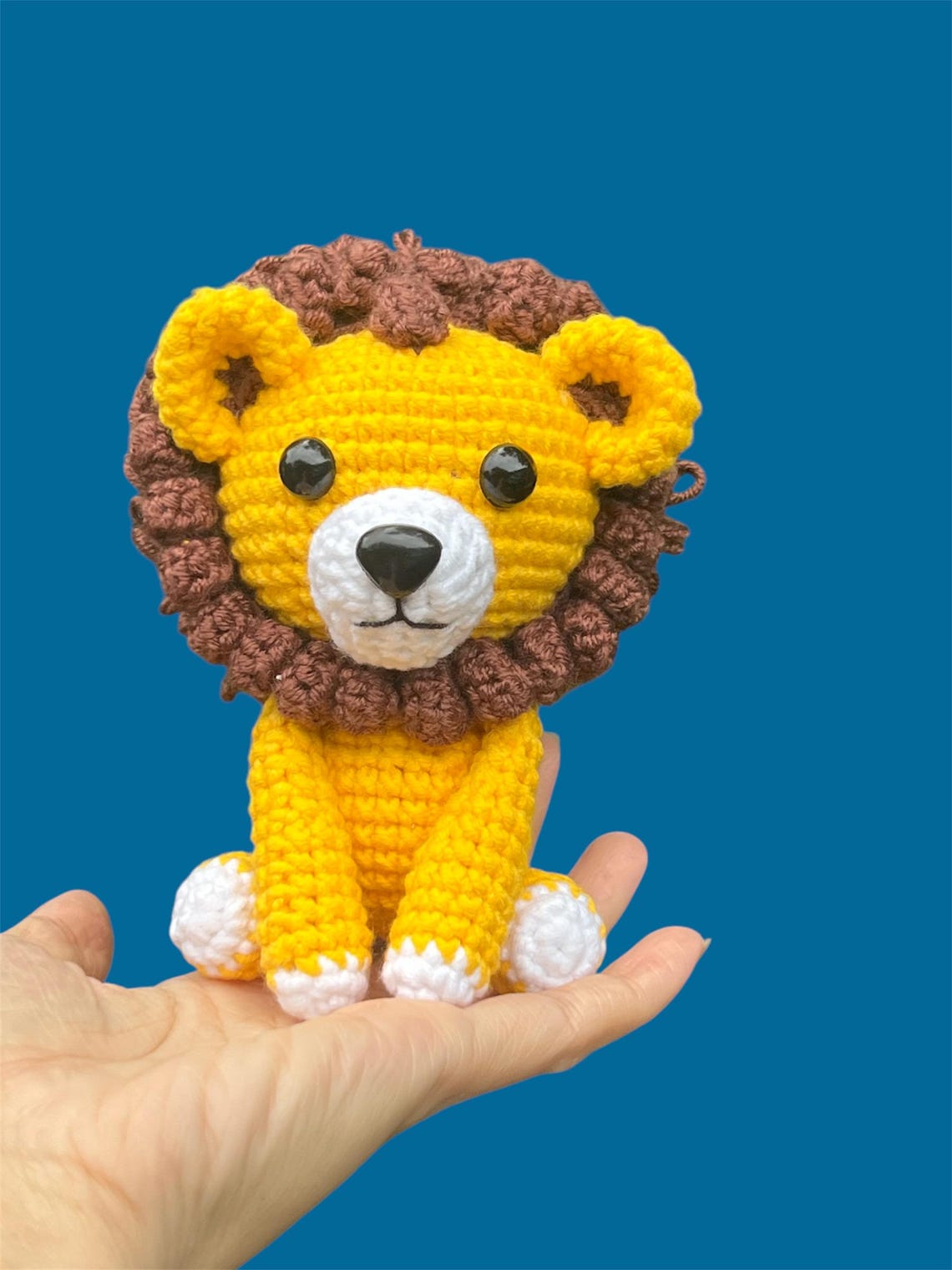 Lion Amigurumi Crochet Pattern: Easy Jungle Toy (PDF Ebook) - Etsy