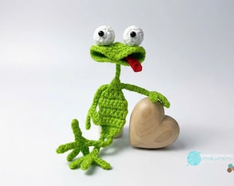 Crochet Frog Bookmark Pattern PDF, Cute Amigurumi Book Holder, Funny Crochet Page Keeper, Handmade Gift for Book Lovers, Instant Download