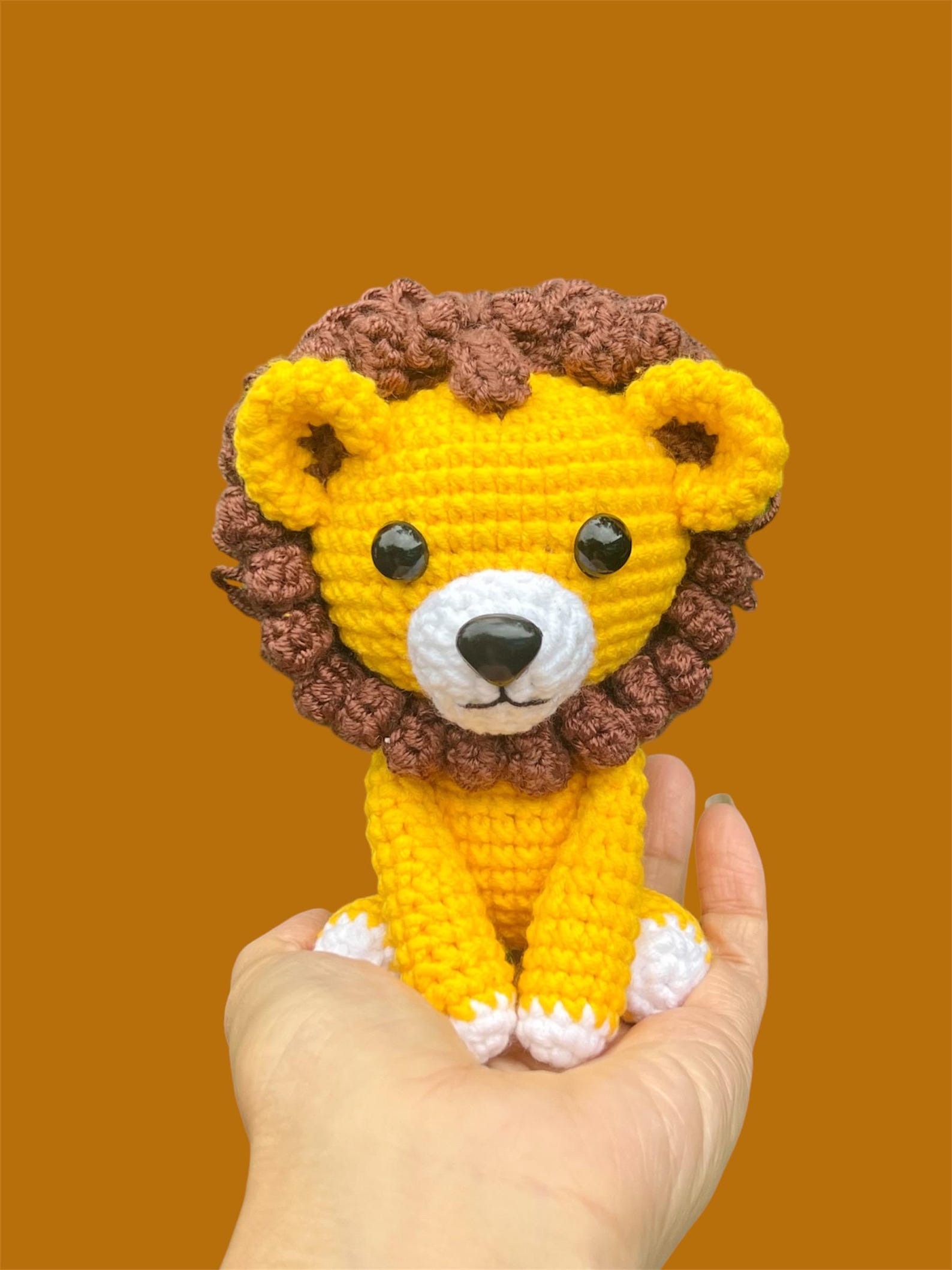 Lion Amigurumi Crochet Pattern: Easy Jungle Toy (PDF Ebook) - Etsy