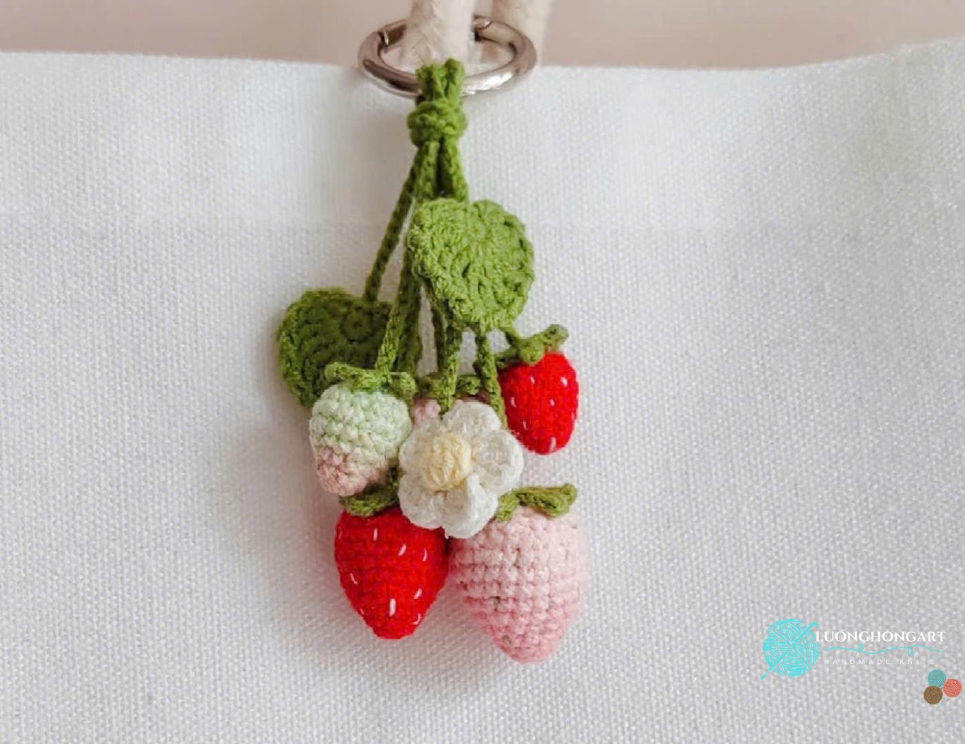 かぎ針編みのフルーツチャーム - Etsy 日本