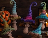 Crochet Mushroom Amigurumi Pattern: Witch Hat Toadstool (PDF Download)