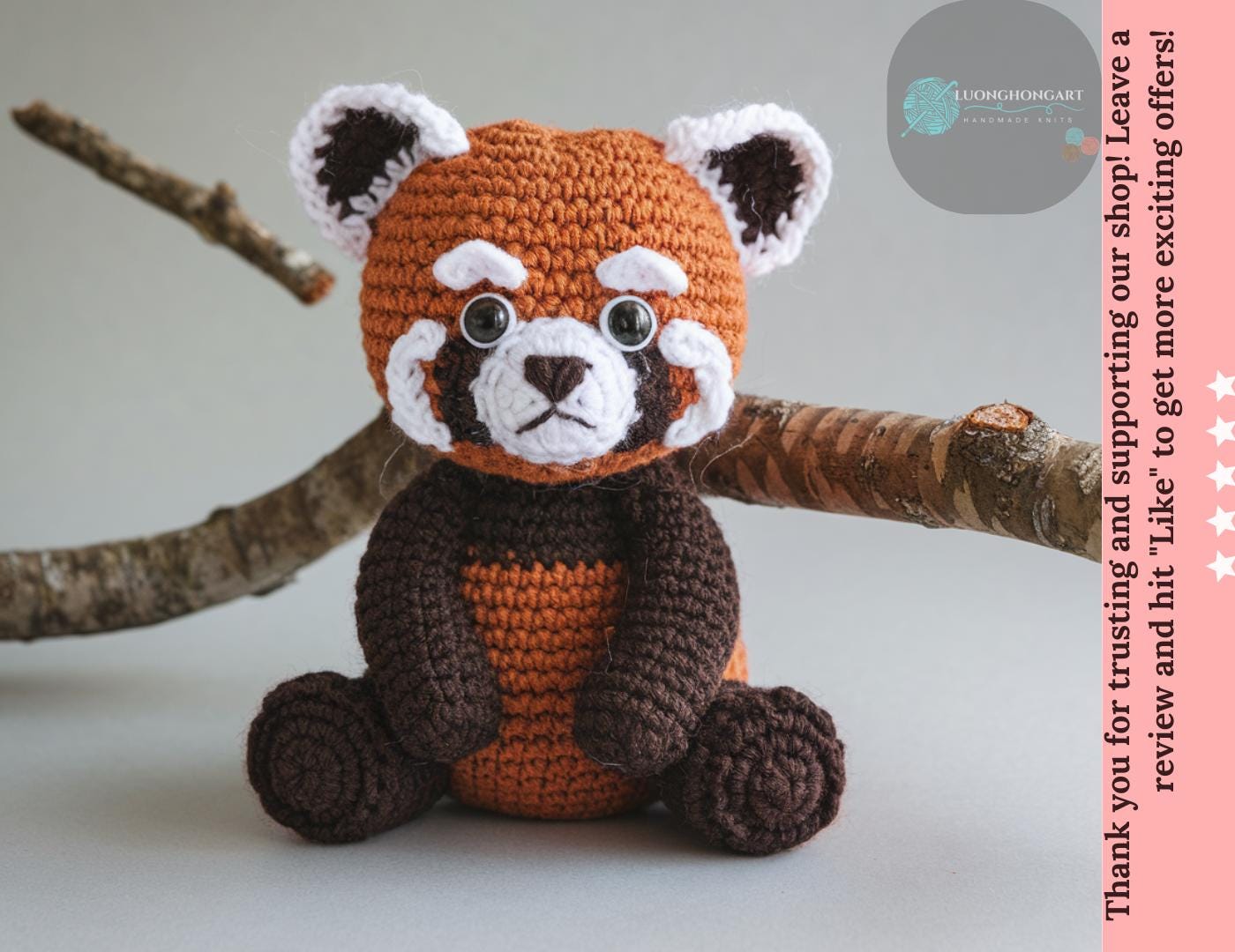39 Red Panda Crochet Patterns for Adorable Handmade Gifts 21 Red Panda Crochet Pattern: Easy Amigurumi Jungle Animal (