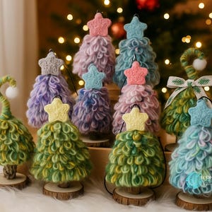 PDF Crochet Pattern Christmas Tree Ornament | DIY Amigurumi Xmas Decor Tutorial | Easy Beginner Crochet Pattern Digital Download