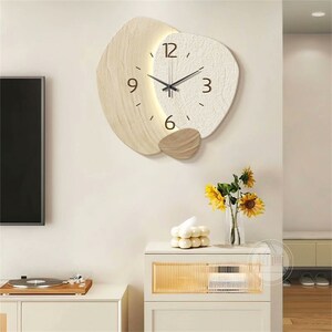 Sleek Minimalist Wall Clock - Modern Home Decor Simple Elegant Clock ...