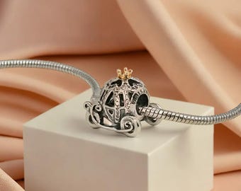 Aschenputtels Kürbis Trainer Pandora Charm Sterling Silber Trending und nostalgische Geschenk, ideal für Jubiläen Geschenk für sie