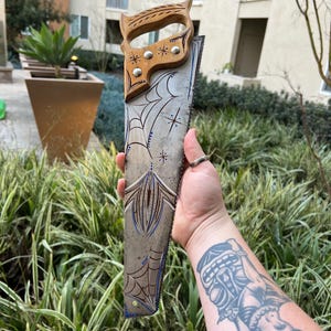 Pinstriped Hand Saw