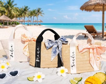 Large Woven Straw Beach Tote Bag, Summer Boho Shoulder Bag, Handmade Rattan Bag, Vacation Travel Bag, Oversized Beach Bag for Women