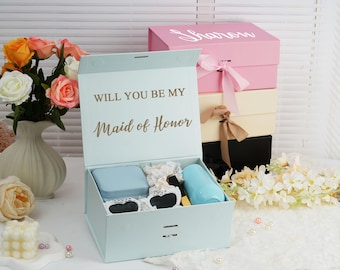 Personalized Bridesmaid Proposal Gift Box: Custom Bridal Party Favor