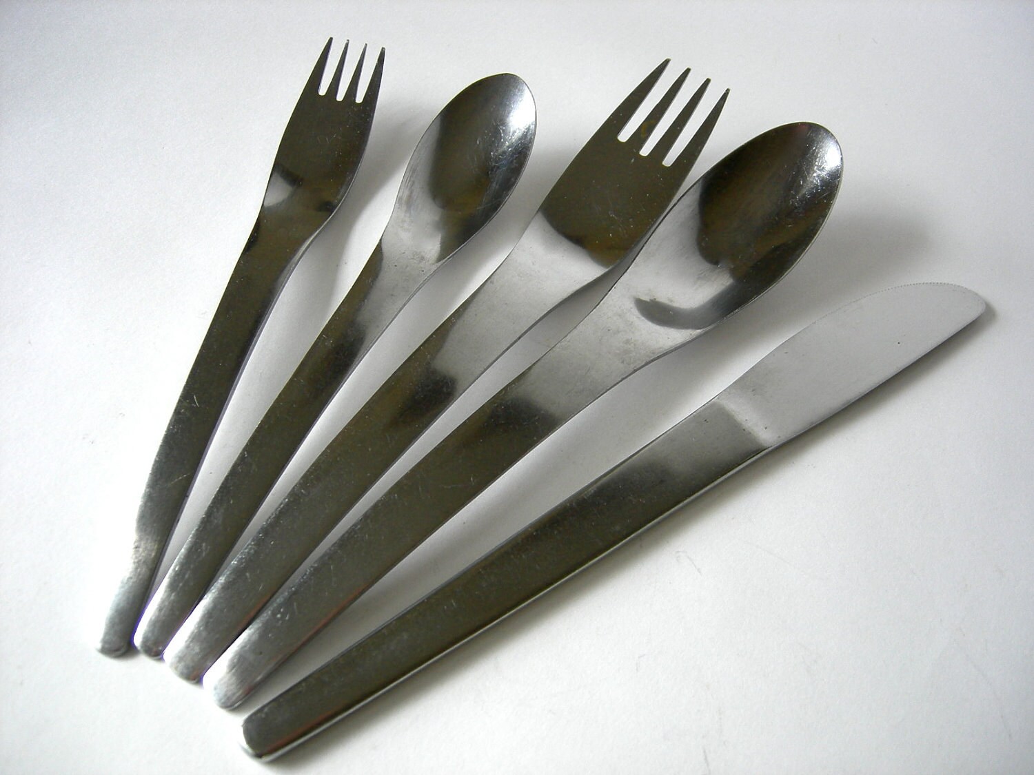 MidCentury Modern Stainless Flatware by Vivron Etsy