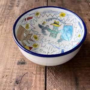 Tom Edwards Wallyware bowl, Pottery salsa bowls