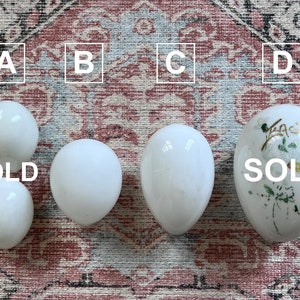 Antique milk glass Easter eggs, Easter eggs, Victorian glass eggs, Easter decor image 2