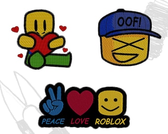 Roblox Noob Miłość, pokój, OOF, projektuje plik cyfrowej maszyny do haftu