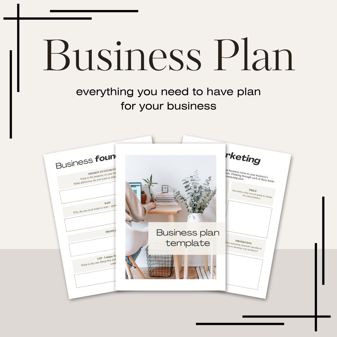Business Plan Canva Template - ALL You Need to Start a Business Plan ...