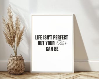 Hair Salon Decor, Gift For Hairstylist, Hairstylist Print, Hair Salon Wall Art, Hair Salon Art Print, Hair Salon Print, Hairdresser Gift