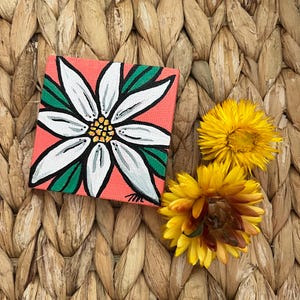 Hand painted Mini-Canvas Magnet