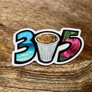 Vinyl Sticker 3” *Miami 305*