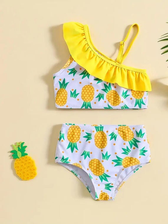 pineapple bathing suit top