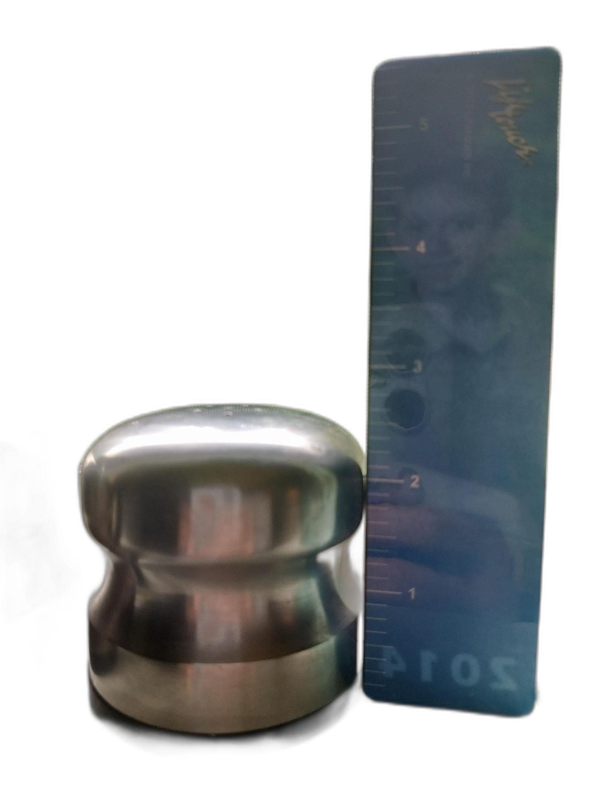 Vintage Danish Salt & Pepper Shaker Set Stainless Steel Mid