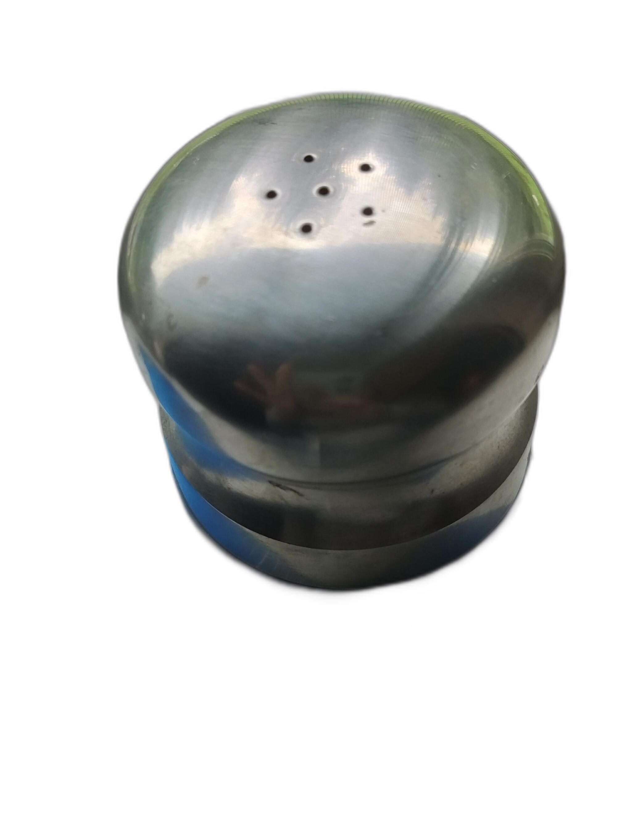 Vintage Danish Salt & Pepper Shaker Set Stainless Steel Mid