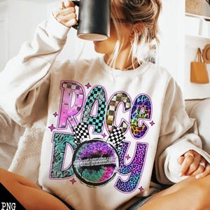 Race Day PNG, Retro Checkered Racing Png, Game Day Png, Race Day Cheer Png, Race Season Png, Race Png, Racing Flag, Race life, Racing Girl