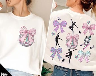 Dance png Dance Coquette Bow Competition PNG, Retro dance png, dance life png, dance love, Ballet Mom Gift, Dance Mama, Gift for Dance Mom