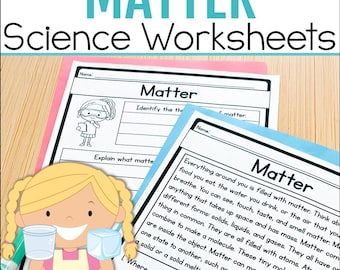 States of Matter Worksheets: Science Reading Passages (PDF)