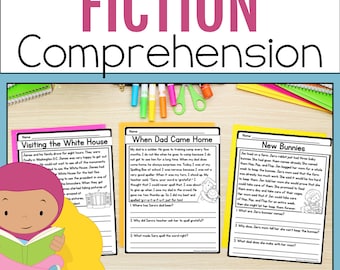 Lectura de ficción de 1.º y 2.º grado: pasajes y preguntas (PDF)