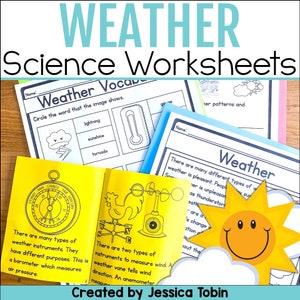 Weather Worksheets and Passages - Weather and Climate Activities, Tools, Severe, Disaster Weather, Weather Tools